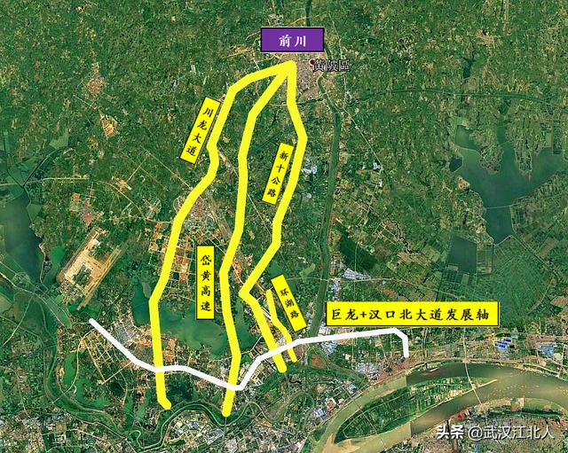 黄陂前川线最新规划图揭晓，未来交通蓝图展望